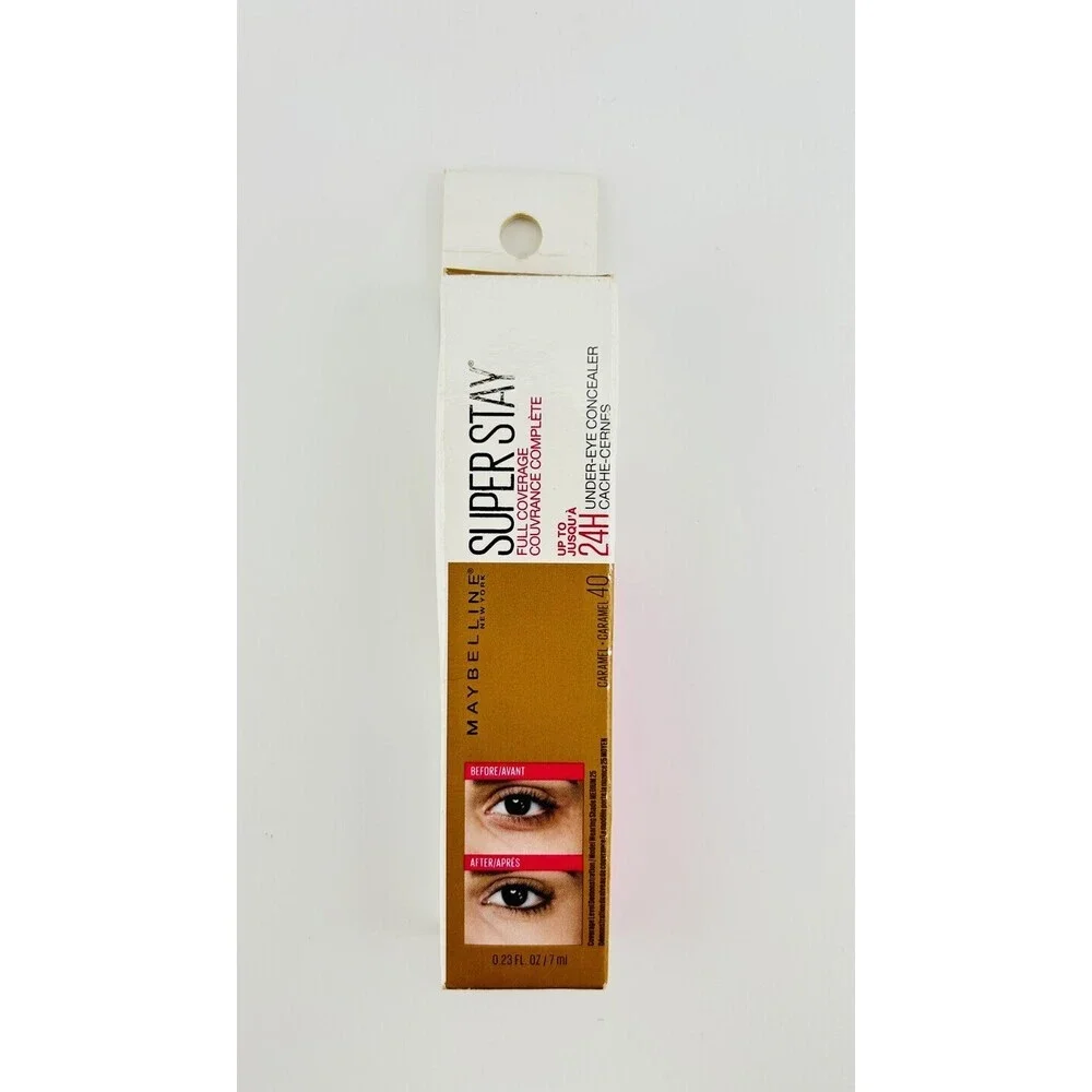 MAYBELLINE SUPER STAY FULL COVERAGE UNDEREYE CONCEALER 24HR WEAR 40 - Caramel